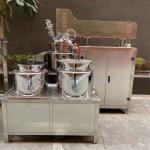 Skin Whitening Body Lotion Vacuum Emulsifying Machine 37kw 3600rpm
