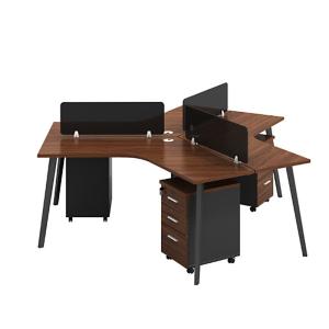 Quality Office Work Station Desk Furniture 6 Person Workstation Table for Cubicles and Offices wholesale