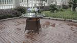 Garden Outdoor Rattan Sofa Set , Luxury Hairy Rattan Furniture