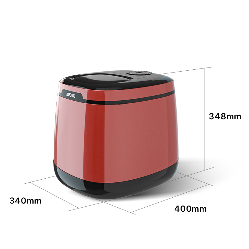 25kg bullet shape ice maker for household use in green color