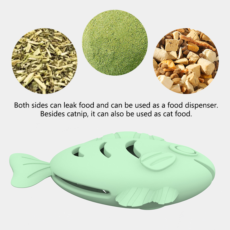 Wholesale colorful Bpa Free Food Grade Silicone Pet Dog Training Fish Shape Toys Snack Slow Leak Silicone Feeder Fish Toys