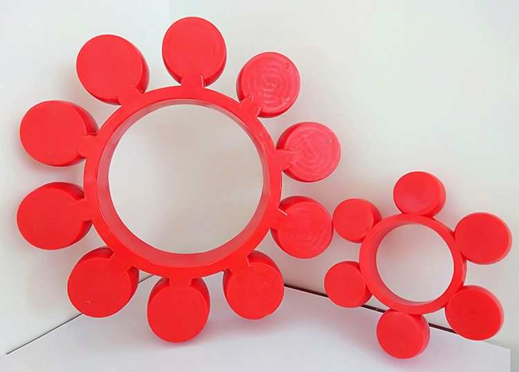 MT Flexible Rotex Coupling Inserts Rubber Cushion Plum Blossom Pad