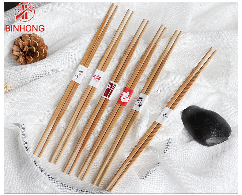 Eco Friendly 100% Nature 21cm Disposable Bamboo Chopsticks