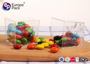 Quality FDA Free Square Disposable Cups Clear Plastic Dessert Containers 60ml wholesale