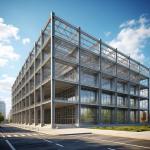 Good Toughness Steel Structure Office Building Metallic Materials