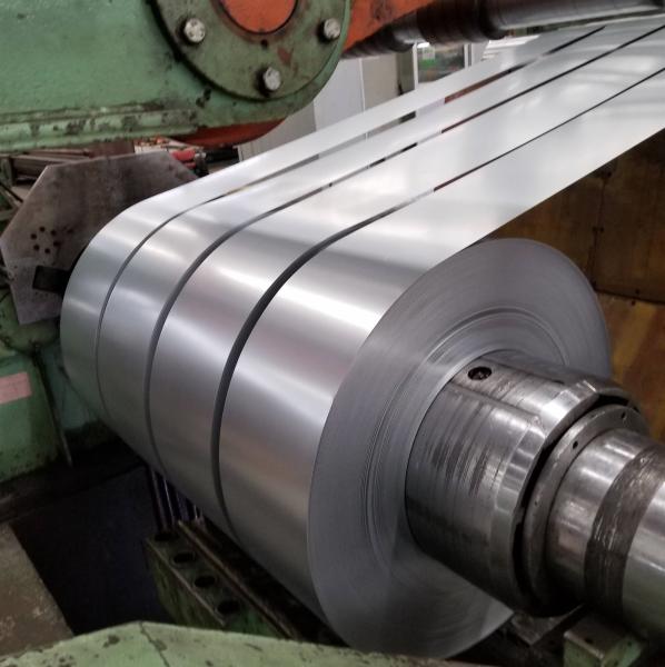 Cheap 168mm Galvanized Slitting Steel Coils DX51D Zero Spangle for sale
