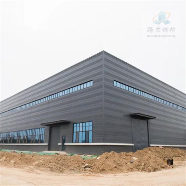 Cheap Large Span Prefab Steel Structure Building Construction Prefabricated Metal Warehouse for sale