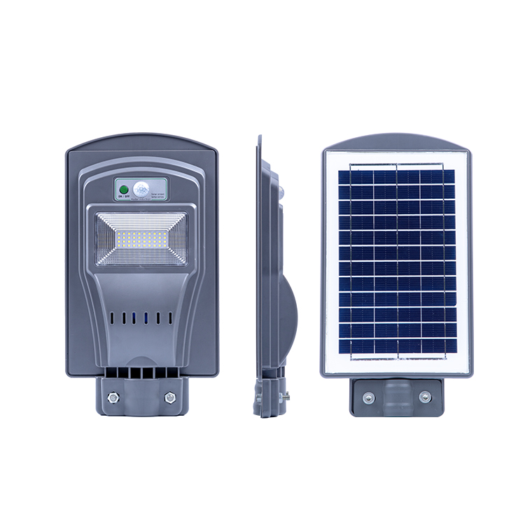 AC 85-265V Input Voltage Integrated All-In-One Solar Street Light With LED Light