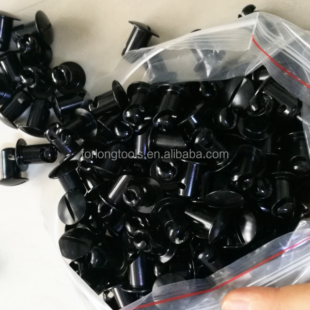 Black Quarter Turn Self Ejecting Dzus Aluminium Fastener The Ideal Solution for Standard OE NO. Replace/Repair Needs