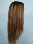 Unprocessed Virgin Brazilian Human Hair Jewish Wigs Kosher Wigs 16 Inches Big