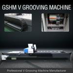 Home Decoration V Slotting Machine 1225 Metal Sheet Grooving Machine