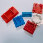 Steel OEM OBM Strut Channel End Cap Pvc White 41x62mm steel end cap