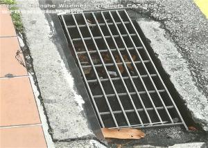 Quality Vehicular Heavy Duty Steel Grate Drain Cover Silver Color I Bar Type wholesale