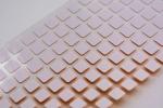 6mmx6mm 1.5mil White Gloss High Temperature Resistant Polyimide Label