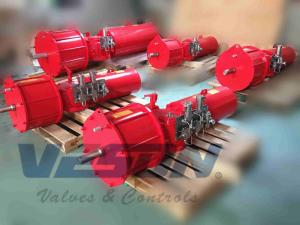 Quality Double Acting Scotch Yoke Pneumatic Actuator For Waste Water Treatment Plants wholesale