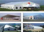 Water Resisitant Hospital Emergency Tent White Heavy Duty Steel Frame Canopy