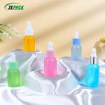 Transparent Skin Care Serum Dropper Bottle PET Plastic Sealing Type Pump Sprayer