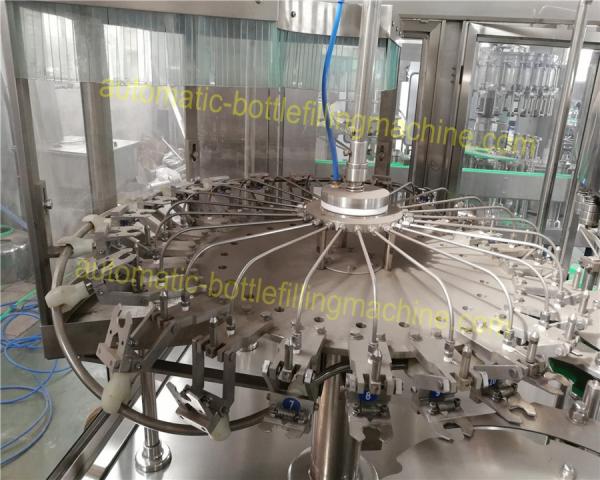 Plastic Bottle Liquid Filling Machine , Auto Sealing Industrial Bottle Filling
