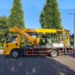 GKS28 hydraulic telescopic boom elevating high altitude working height aerial