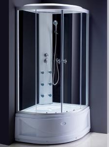 Quality 5mm Quadrant Black Shower Enclosure Aluminum Frame Sliding wholesale