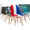 Buy cheap Custom Beech Contemporary Dining Room Chairs , Eames Style Chair With Padded from wholesalers