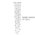 Ceiling Chandelier for Living Room Kitchen Long Staircase morden chandelier