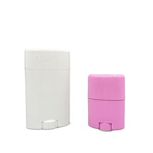 Quality Oval Empty Empty Roll On Deodorant Bottles Twist Up PP 15g 40g odorless wholesale
