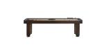 Deluxe 108 Inches Shuffle Game Table Solid Wood Material With Cabinet