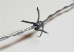 12 Gauge Galvanized Barbed Iron Border Fence Wire For Wire Fencing ISO9001