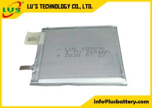 Quality Li-Polymer Rechargeable Battery LP155050 3.7v 300mah Thin Lithium Battery 155050 For Smart Card wholesale