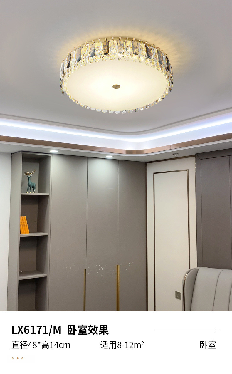 Modern Luxury Crystal Ceiling Lamp crystal flower led ceiling light(WH-CA-78)