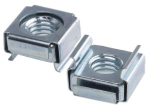 Quality Galvanized Stainless Steel Cage Nuts Standard 0.4 - 0.5mm Thickness M8 Captive Nut wholesale