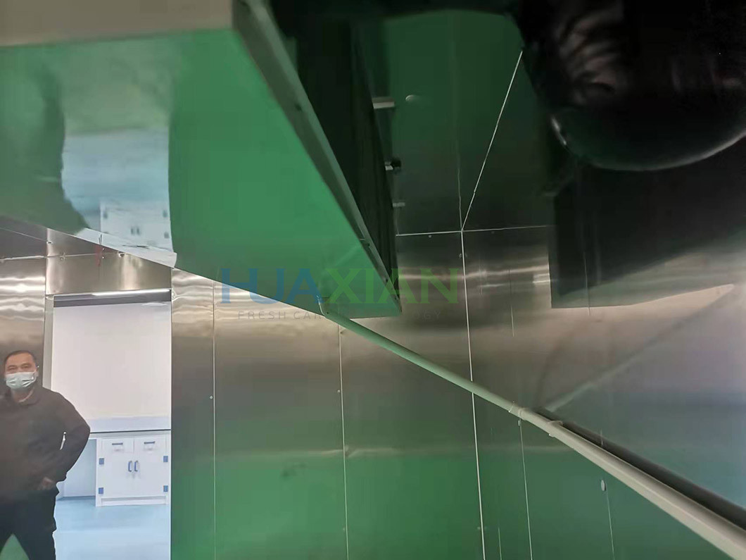 100 Square Meter Cold Storage Room -18­°C Stainless Steel Frozen Meat Freezer Room