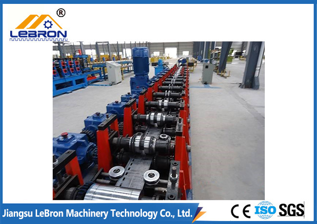 High Speed Steel Channel Roll Forming Machine 18 Stations For Solar Strut