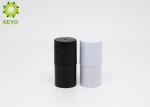 Black Lipstick Tube Container Round Shape Recycled Plastic Material Made