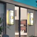 Copper Marble Waterproof Wall Sconce Outdoor Wall Light For Patio