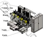 Sanitary Fittings CNC Polishing Machine Without Polishing Wax And Polishing