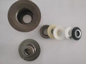 Quality SPCC 3mm Idler Conveyor End Caps Roller SPHC Labyrinth Seal For Mining Belt wholesale