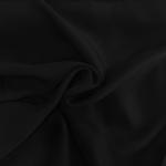 TWILL Style 68 Inches Jet Black Good Color Fastness Polyester Fabric For Dubai