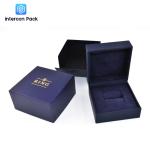 Intercon Pack Luxury Leather Jewellery Box Hot Stamping Process 4.02x4.02x2.2