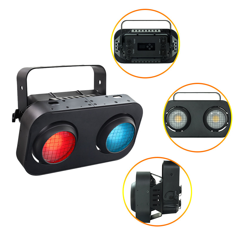 Cob Led Par Light Stage Blinder 2*90W Blinder Audience 2 Eye Cob Led Blind Light
