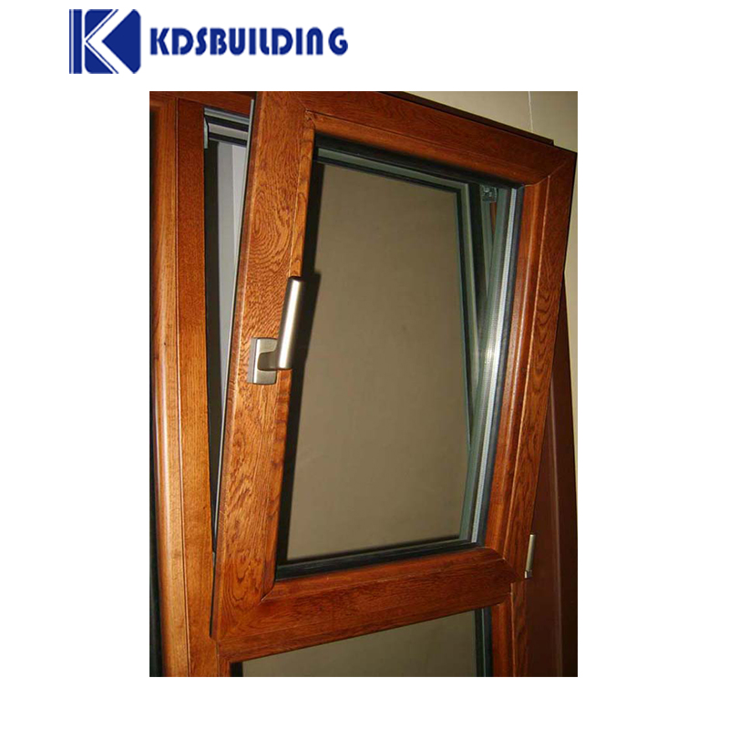 Wooden Window Design Tilt And Turn Window With Temper Glass Fly Screen Germany Hardware Wood Window Grids