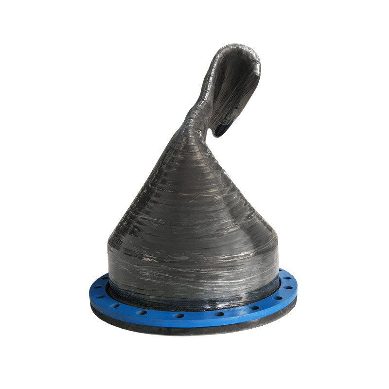 Flanged Rubber Duckbill Check Valve For Flood Control By Acid Media Connection Type