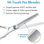 Forged Steel Salon 30 Teeth Sharp Dog Hair Trimming Scissors