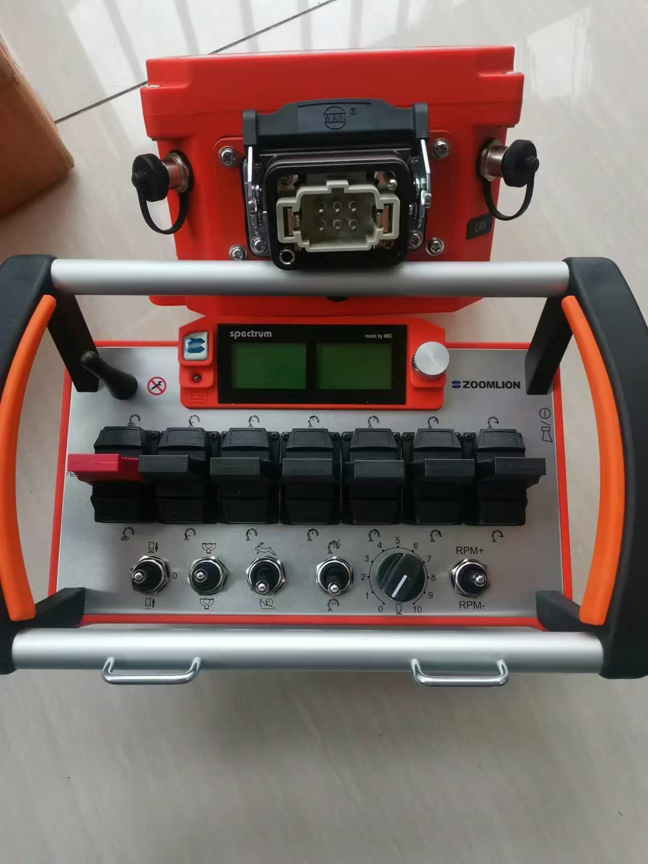 Zoomlion six-section arm remote wireless Remote Control HBC727 Zoomlion pump truck equipment small handle