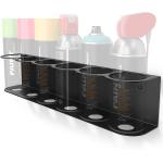 Wall Mounted Steel Holder for Spray Cans Space-Saving Garage and Workspace