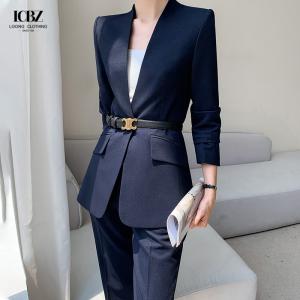 Quality Ladies Office Wear 2023 Elegant Single Breasted Work Dress for Professional Women wholesale