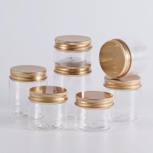 Quality 2.3 Inch Dia PET Peanut Butter Plastic Container Jars 2oz With Leakproof Gasket wholesale