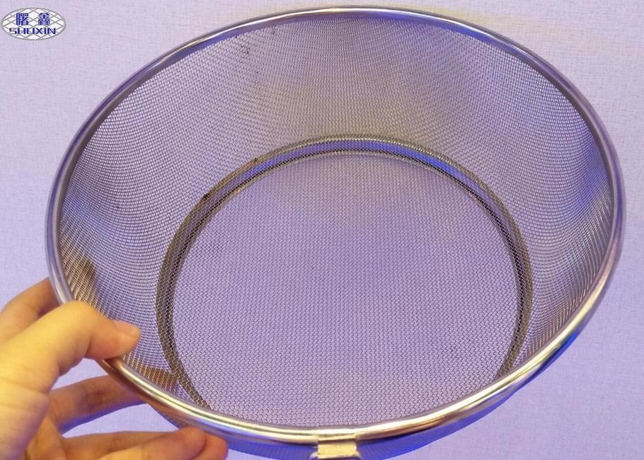 Customized Wire Mesh Fruit Basket , Metal Wire Basket Fruit Bowl For Home / Kitchen