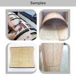 CNC Rotary Wood Template Die Milling Cutting Machine Automatic Double Heads
